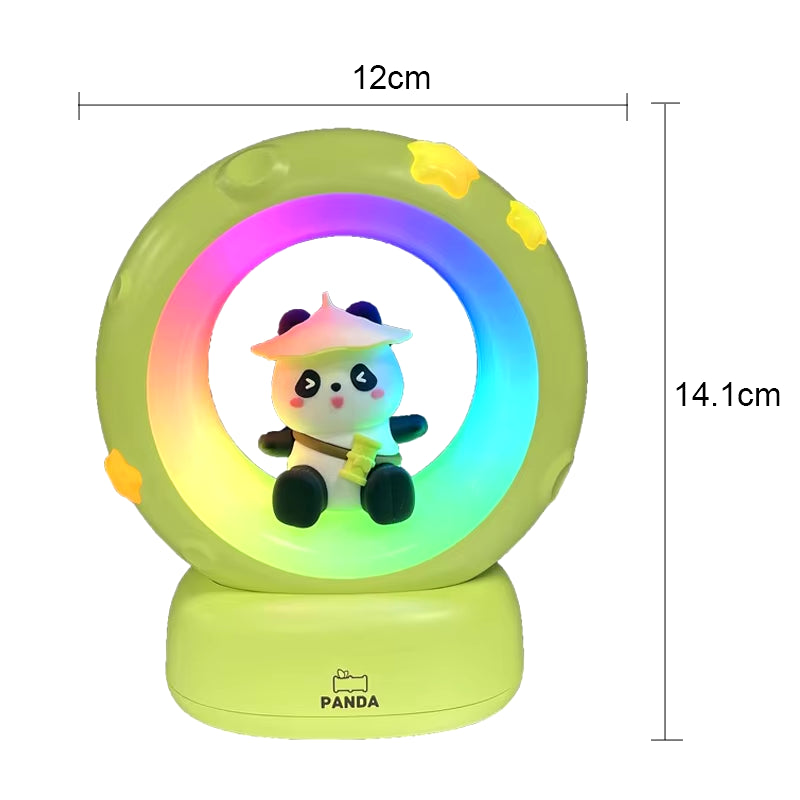 Cuddle Up with the LED Panda Astronaut Night Light - A Magical Bedside Companion for Children